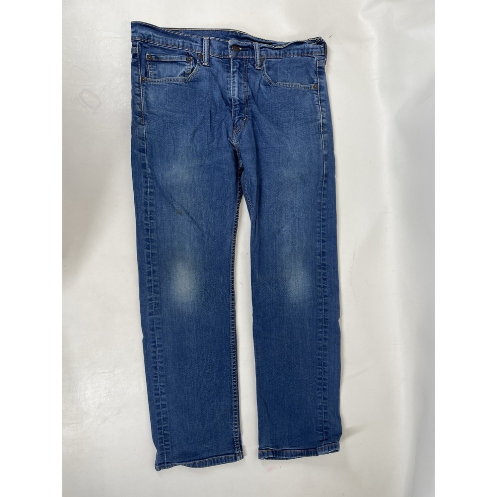 Levi Strauss 505 Patch Stretch Jeans Mens Size 35x30 Blue
